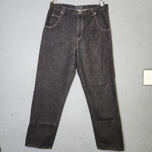 vintage 90s Guess Jeans Mens Dark Wash denim baggy Size 38x34